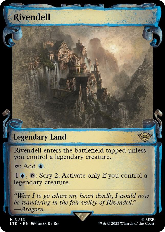 0710 Rivendell (Showcase Scrolls) R Universes Beyond: The Lord of the Rings: Tales of Middle-earth