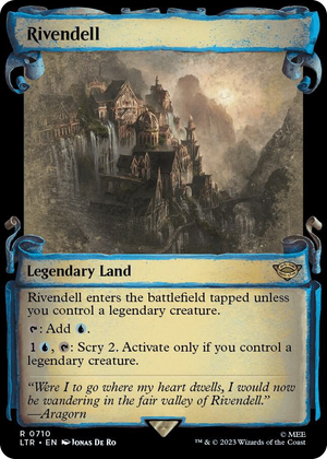 0710 Rivendell (Showcase Scrolls) R Universes Beyond: The Lord of the Rings: Tales of Middle-earth
