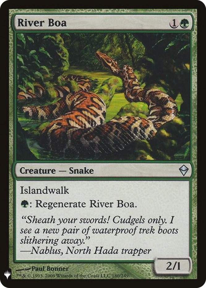 0180 River Boa U The List Reprints