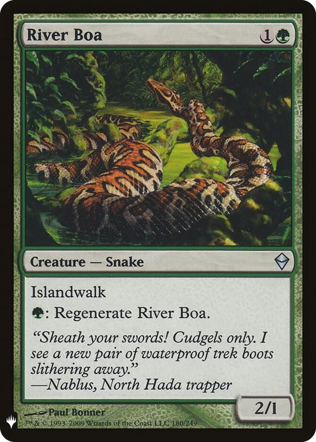 0180 River Boa U The List Reprints