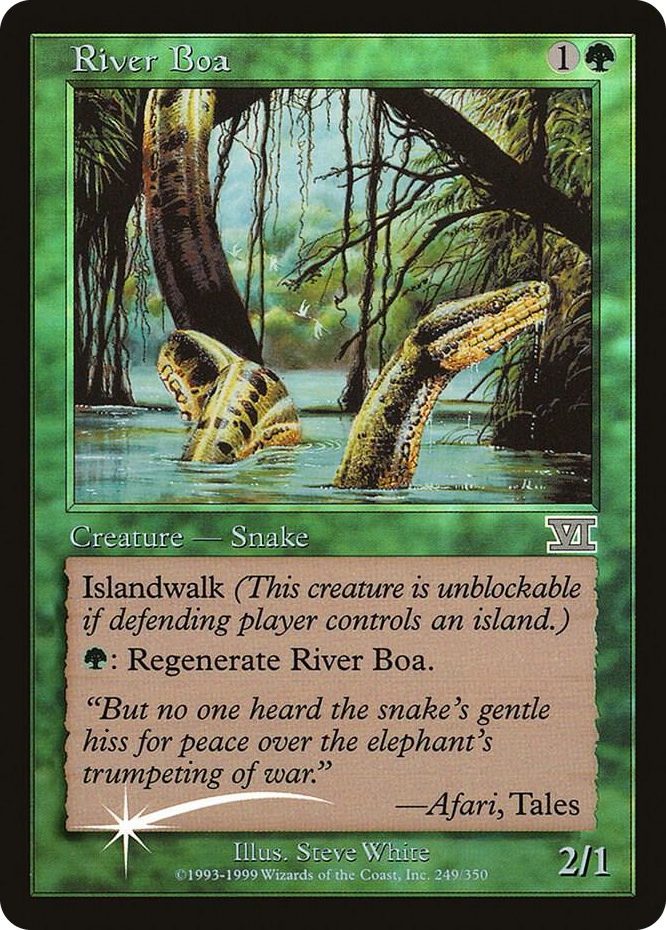 River Boa #249 P - FNM Promos Pokemon card