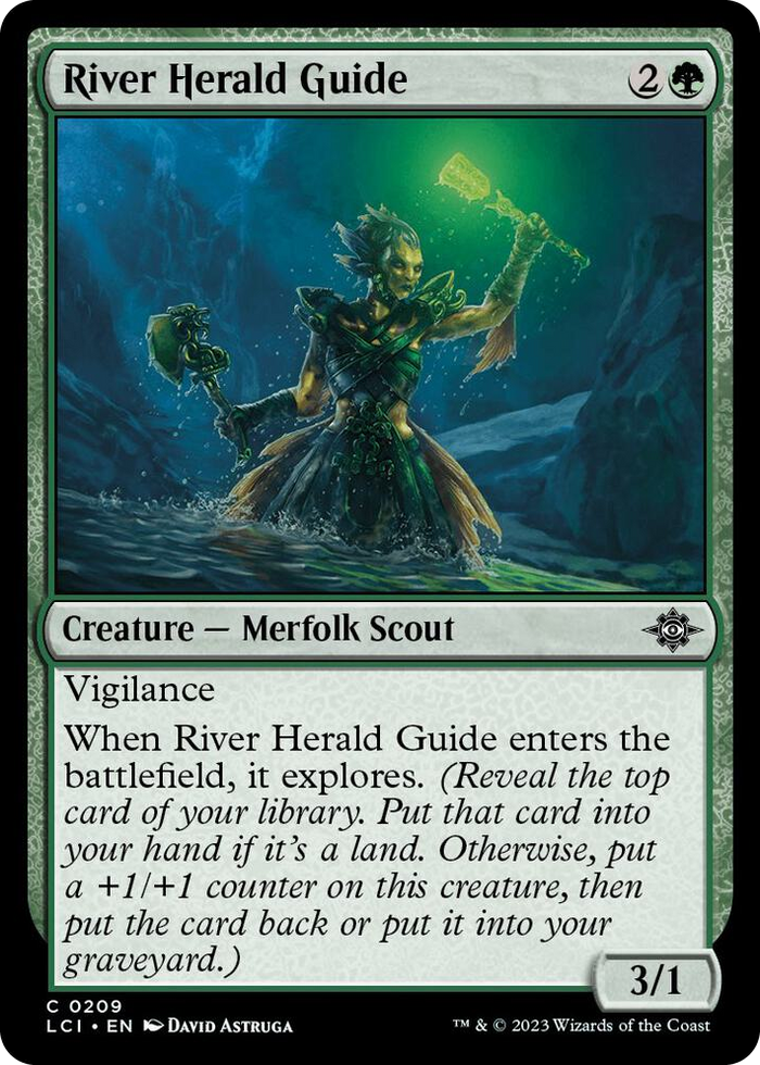 River Herald Guide #209 C - The Lost Caverns of Ixalan Pokemon card