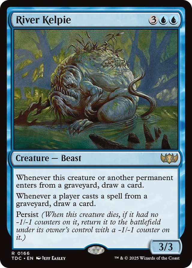 0166 River Kelpie R Commander: Tarkir: Dragonstorm