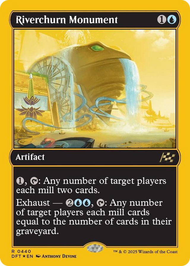0440 Riverchurn Monument (First-Place Foil) R Aetherdrift