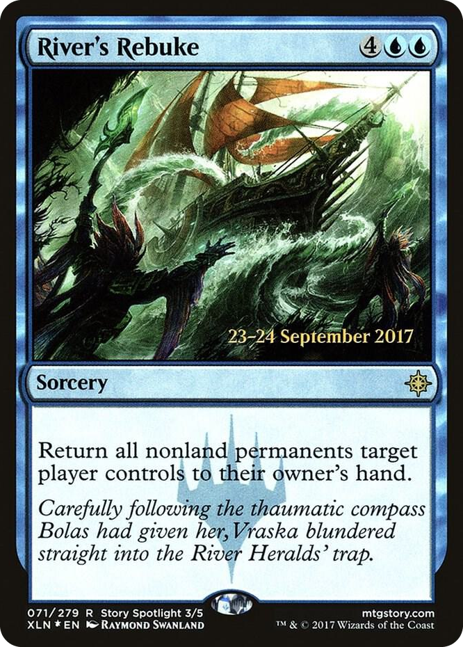 0071 River's Rebuke R Prerelease Cards