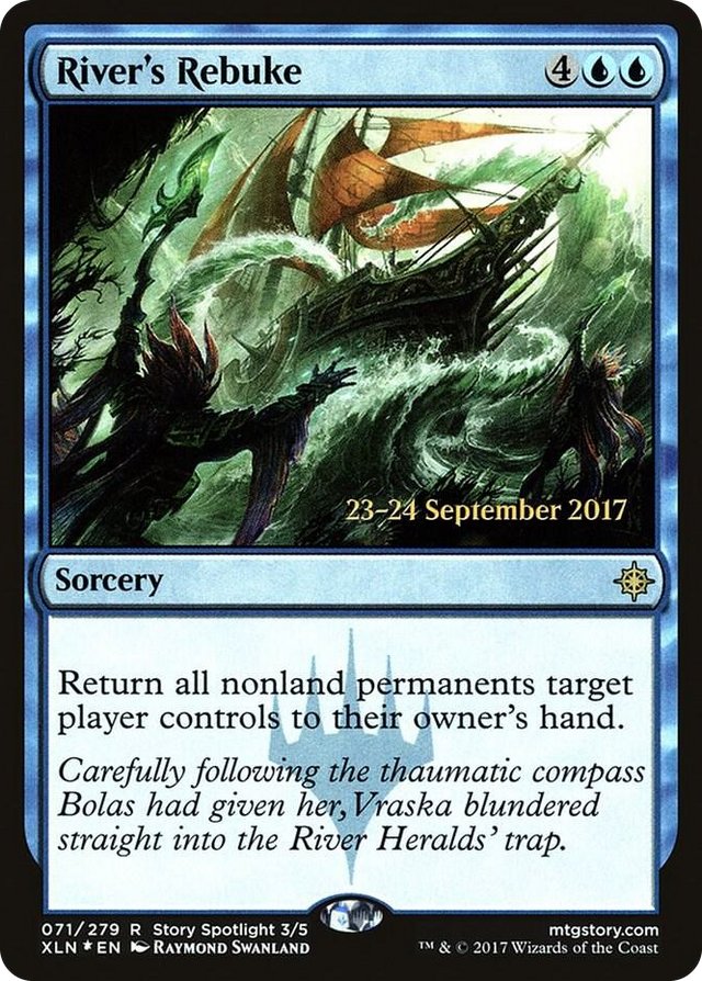 0071 River's Rebuke R Prerelease Cards
