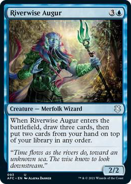 0093 Riverwise Augur U Commander: Adventures in the Forgotten Realms