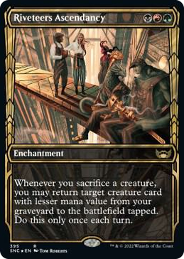 0395 Riveteers Ascendancy (Gilded Foil) R Streets of New Capenna