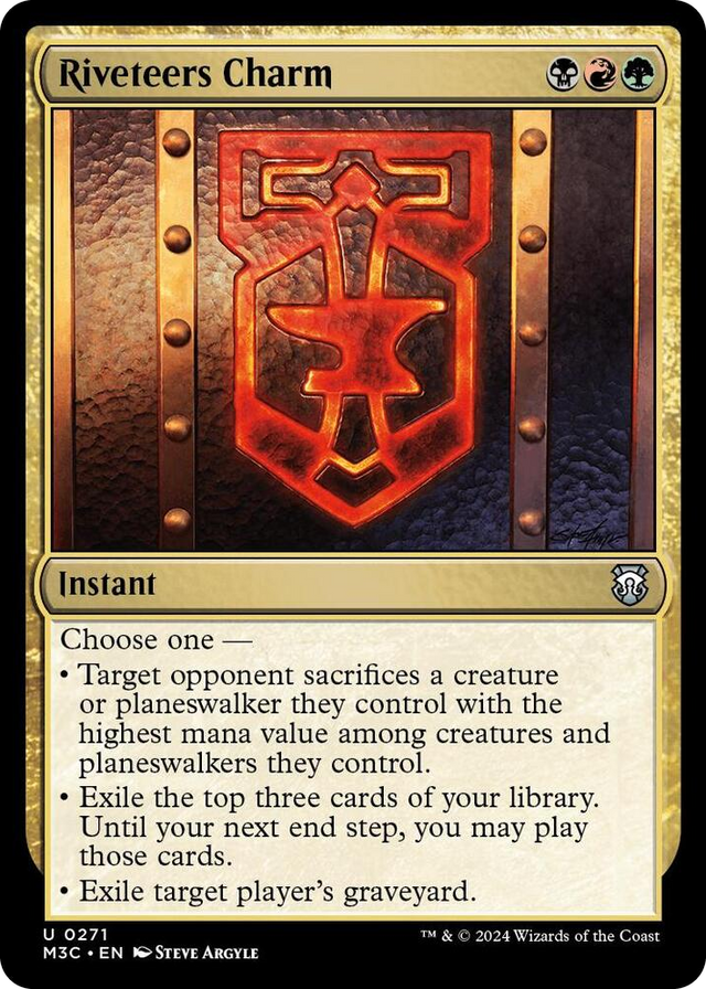 0271 Riveteers Charm U Commander: Modern Horizons 3