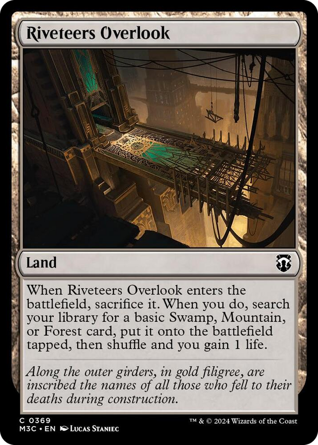 0369 Riveteers Overlook C Commander: Modern Horizons 3