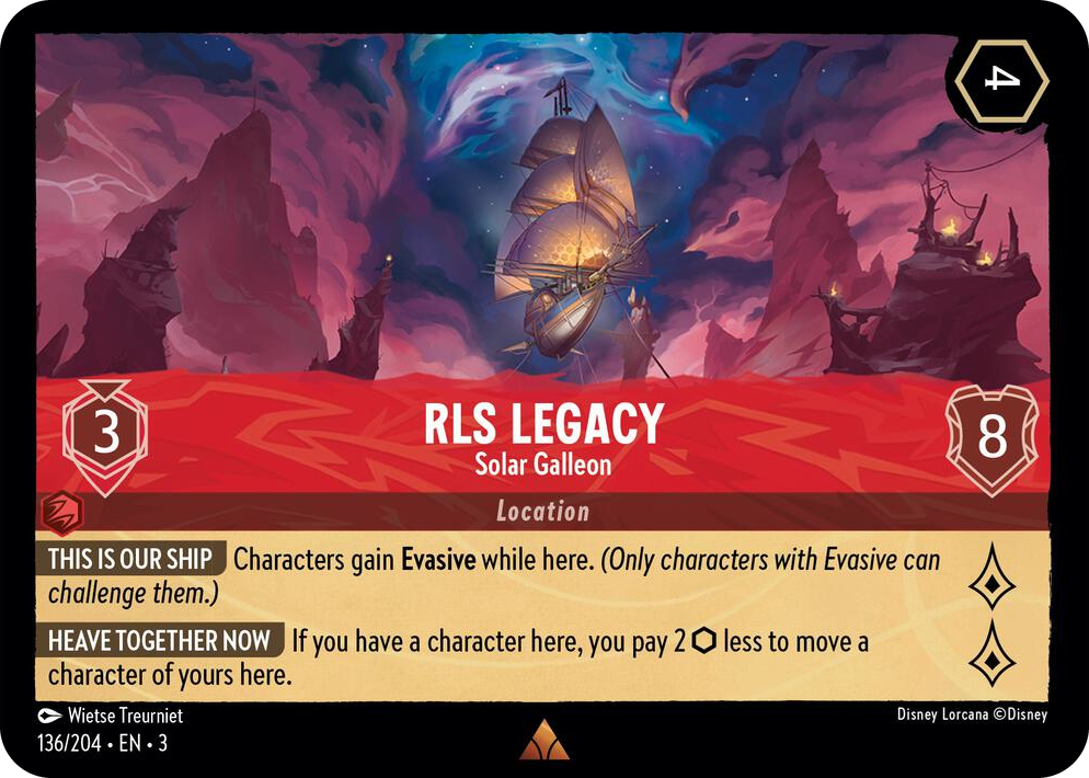 0136 RLS Legacy - Solar Galleon Rare Into the Inklands