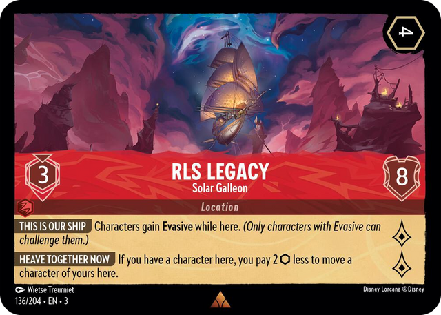 0136 RLS Legacy - Solar Galleon Rare Into the Inklands