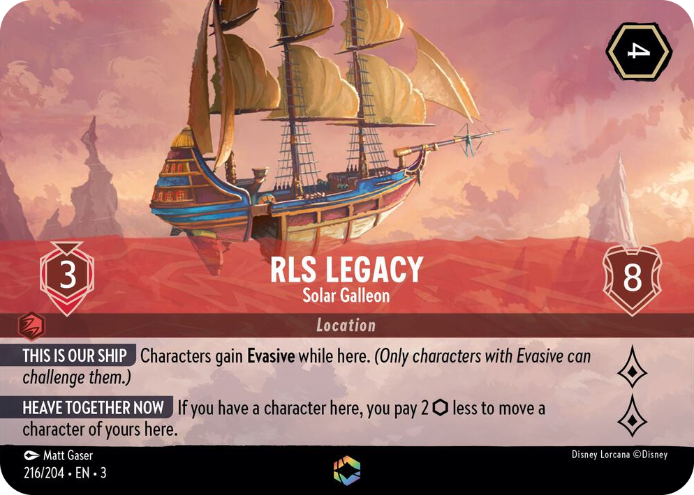 0216 RLS Legacy - Solar Galleon (Enchanted) Enchanted Into the Inklands