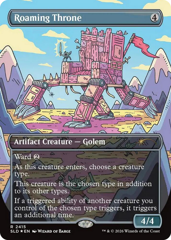 Roaming Throne #2415 R - Secret Lair Drop Series Pokemon card