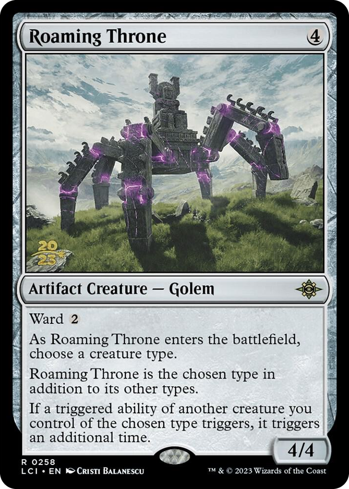 0258 Roaming Throne R Prerelease Cards