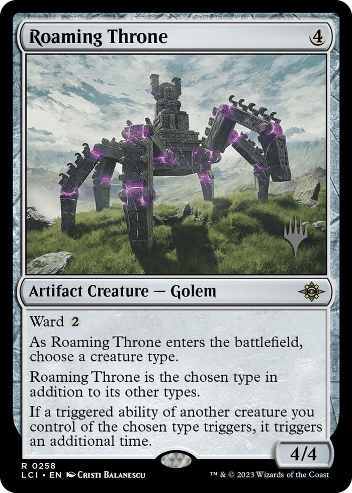 Roaming Throne #258 R - Promo Pack: The Lost Caverns of Ixalan Pokemon card