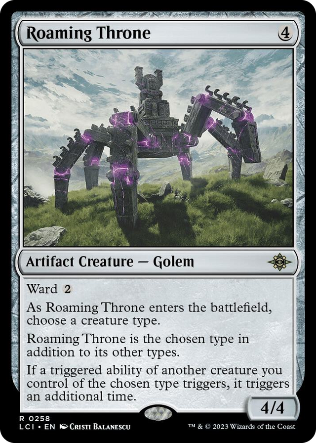0258 Roaming Throne R The Lost Caverns of Ixalan