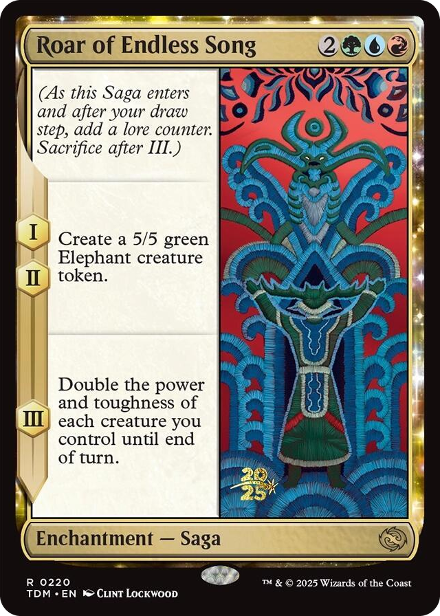 0220 Roar of Endless Song R Prerelease Cards
