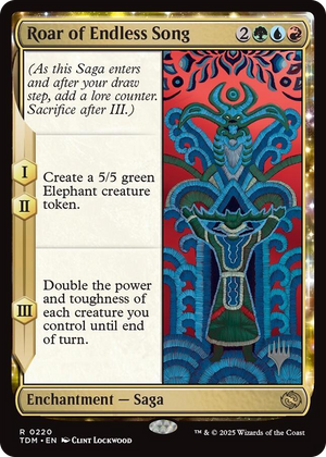 0220 Roar of Endless Song R Promo Pack: Tarkir: Dragonstorm