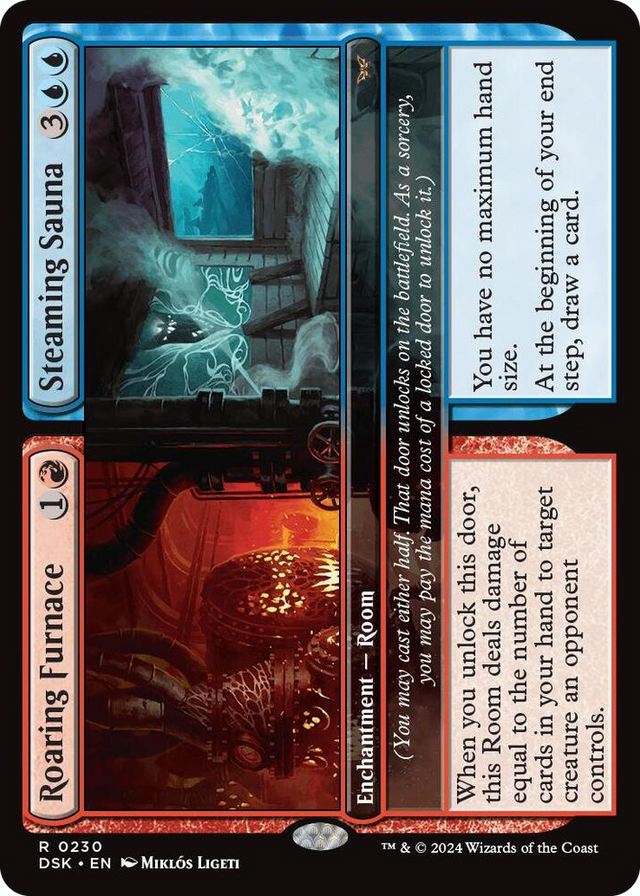 0230 Roaring Furnace // Steaming Sauna R Duskmourn: House of Horror