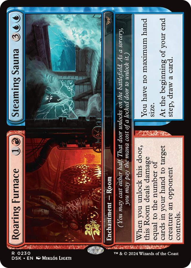 0230 Roaring Furnace // Steaming Sauna R Prerelease Cards