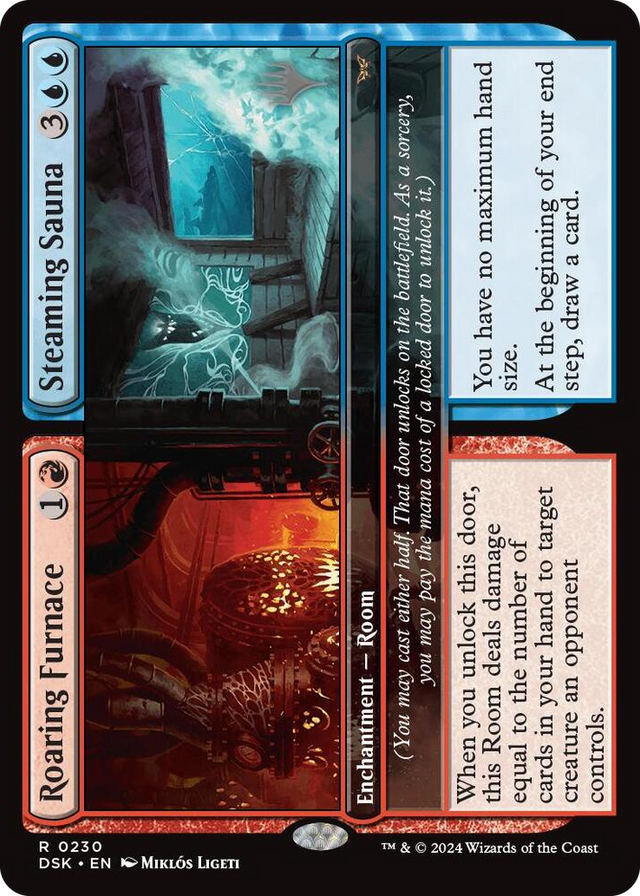 0230 Roaring Furnace // Steaming Sauna R Promo Pack: Duskmourn: House of Horror