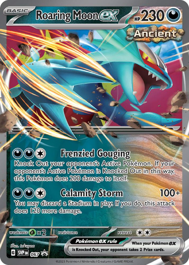 0067 Roaring Moon ex - 067 Promo Scarlet & Violet Promo Cards