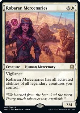 0022 Robaran Mercenaries R Commander: Dominaria United