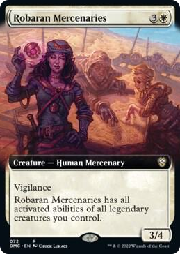 0072 Robaran Mercenaries (Extended Art) R Commander: Dominaria United
