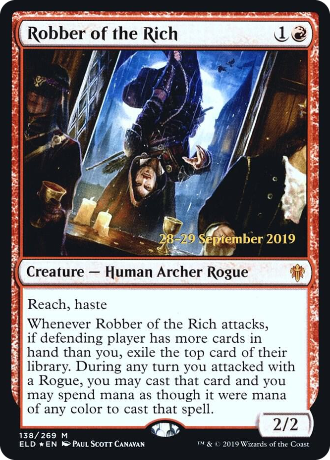 0138 Robber of the Rich M Prerelease Cards