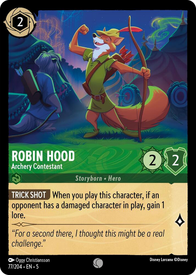 0077 Robin Hood - Archery Contestant Common Shimmering Skies