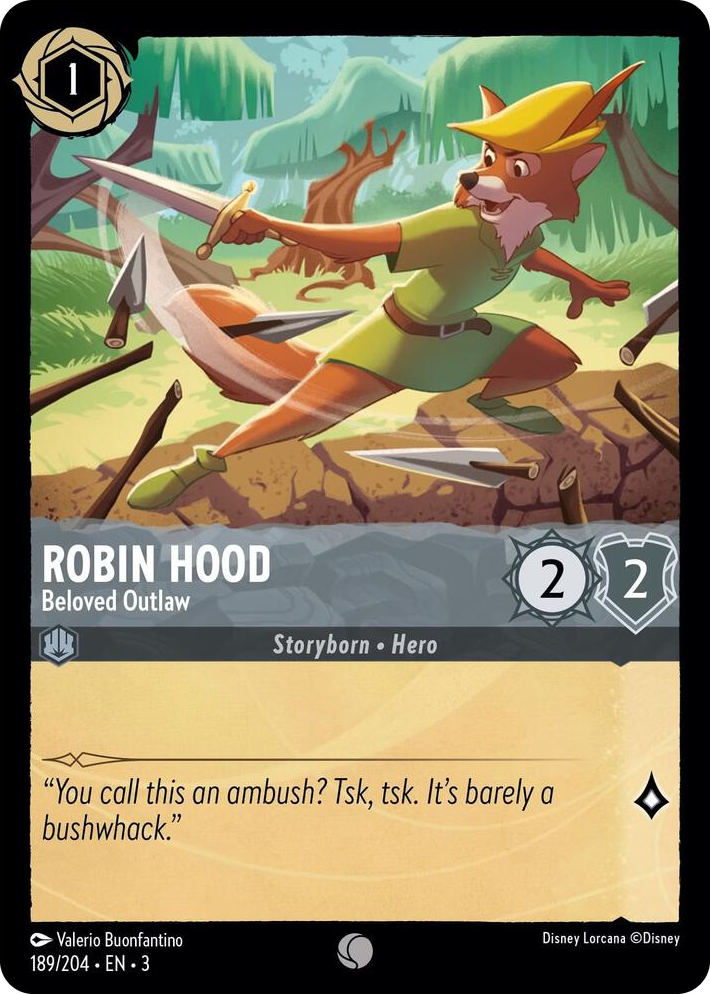 0189 Robin Hood - Beloved Outlaw Common Into the Inklands