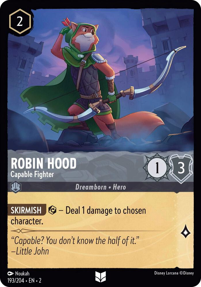 0193 Robin Hood - Capable Fighter Uncommon Rise of the Floodborn