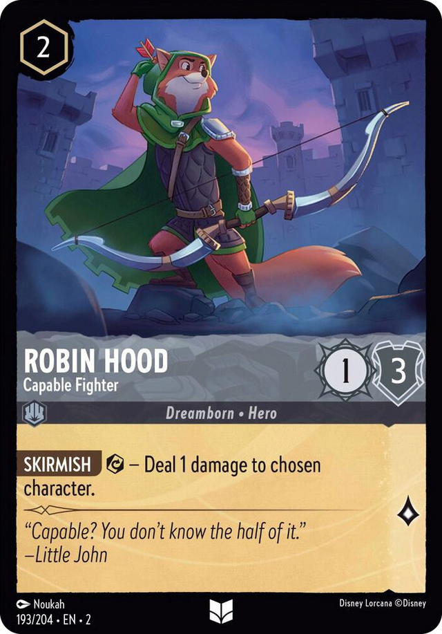 0193 Robin Hood - Capable Fighter Uncommon Rise of the Floodborn