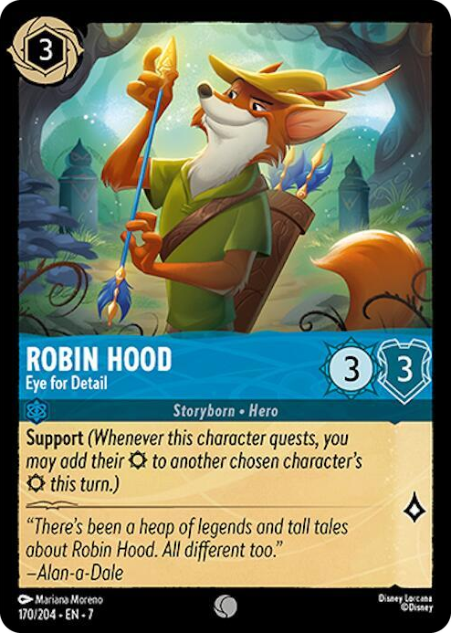 0170 Robin Hood - Eye for Detail Common Archazia's Island