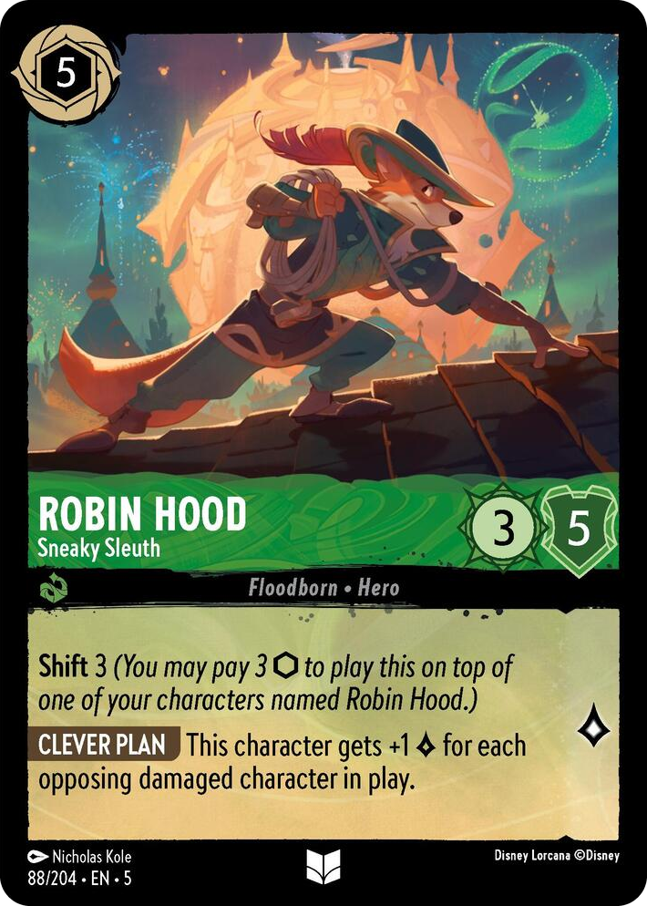 0088 Robin Hood - Sneaky Sleuth Uncommon Shimmering Skies