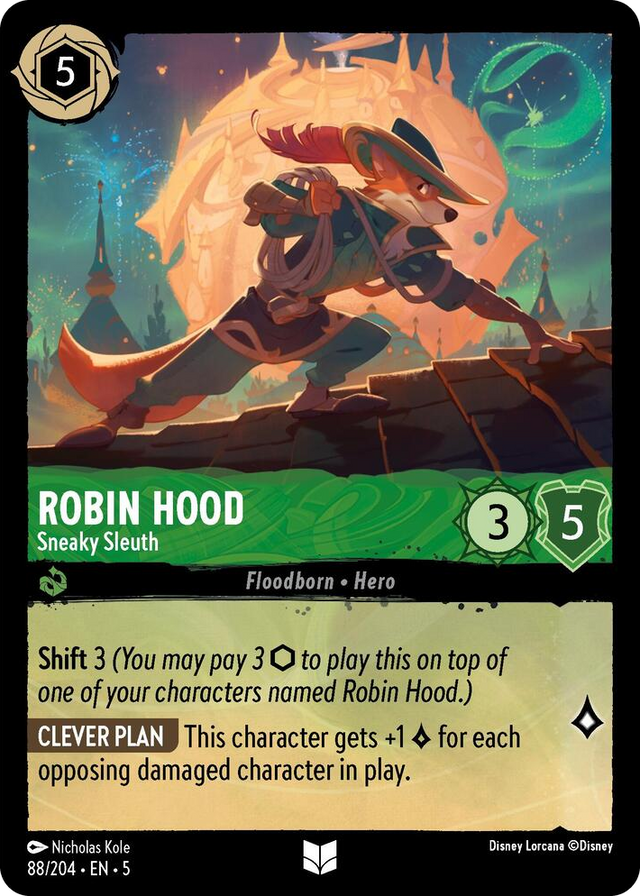 0088 Robin Hood - Sneaky Sleuth Uncommon Shimmering Skies
