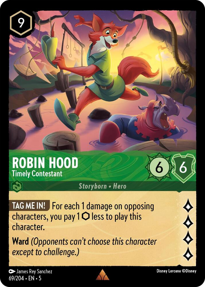 0069 Robin Hood - Timely Contestant Rare Shimmering Skies