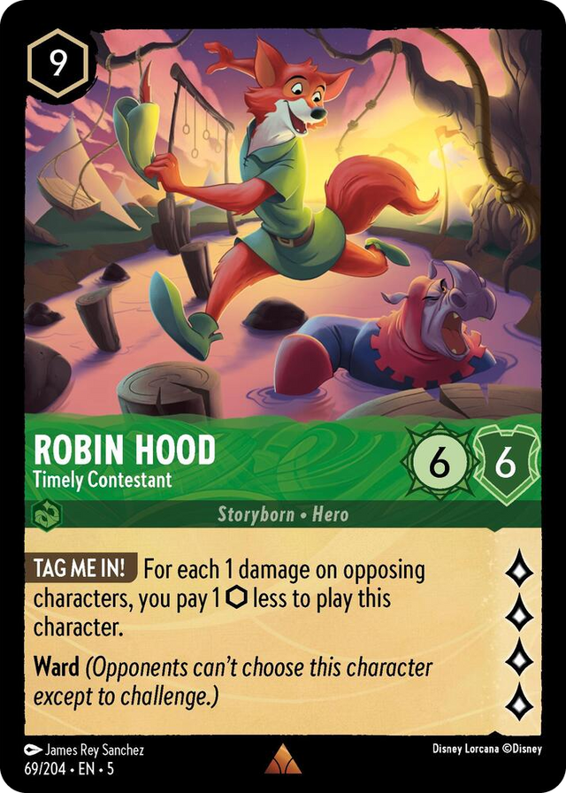 0069 Robin Hood - Timely Contestant Rare Shimmering Skies