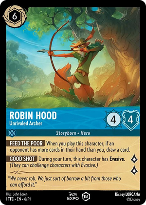 0006 Robin Hood - Unrivaled Archer Promo D23 Promos