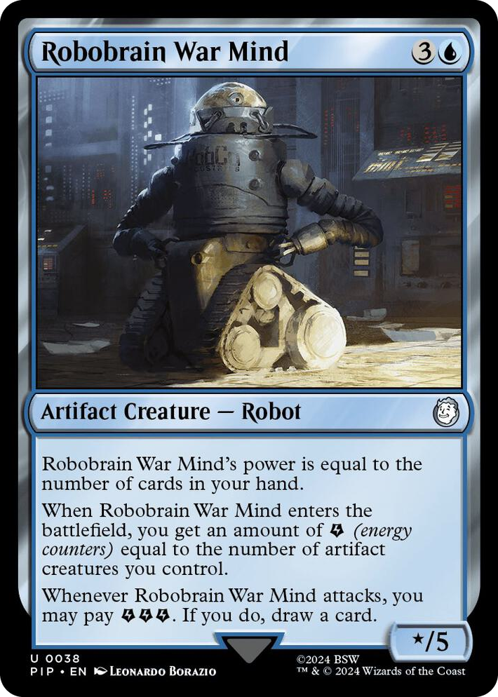 0038 Robobrain War Mind U Universes Beyond: Fallout