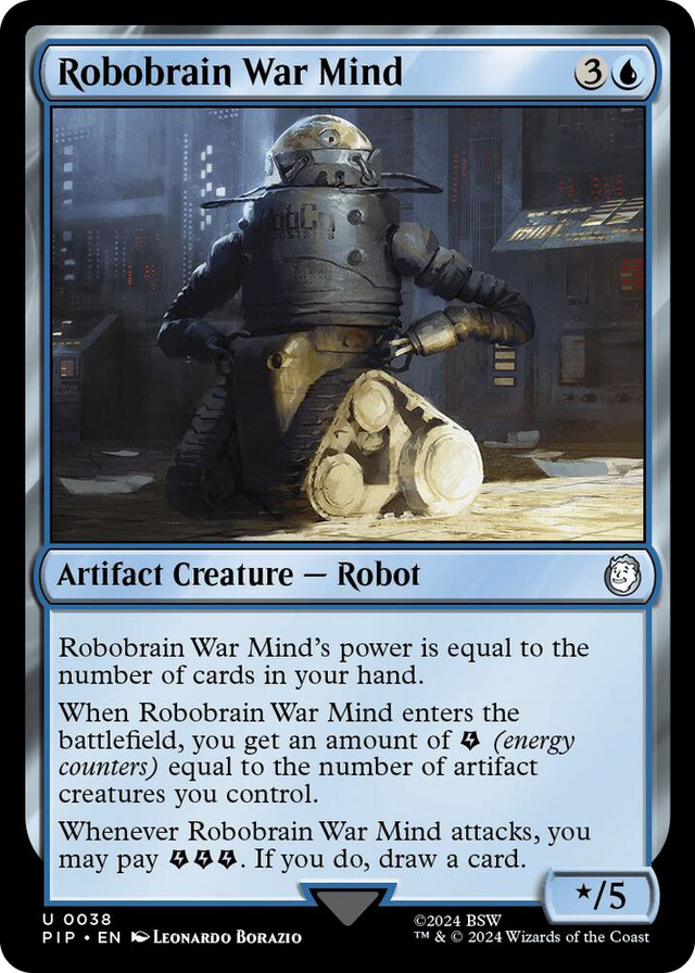 0038 Robobrain War Mind U Universes Beyond: Fallout