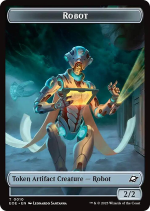 0010 Robot // Lander (0004) Double-Sided Token T Edge of Eternities