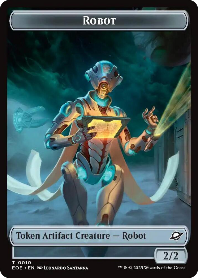 0010 Robot // Munitions Double-Sided Token T Edge of Eternities
