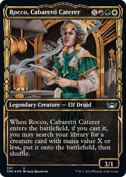 0397 Rocco, Cabaretti Caterer (Gilded Foil) U Streets of New Capenna