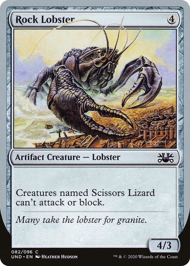 0082 Rock Lobster C Unsanctioned