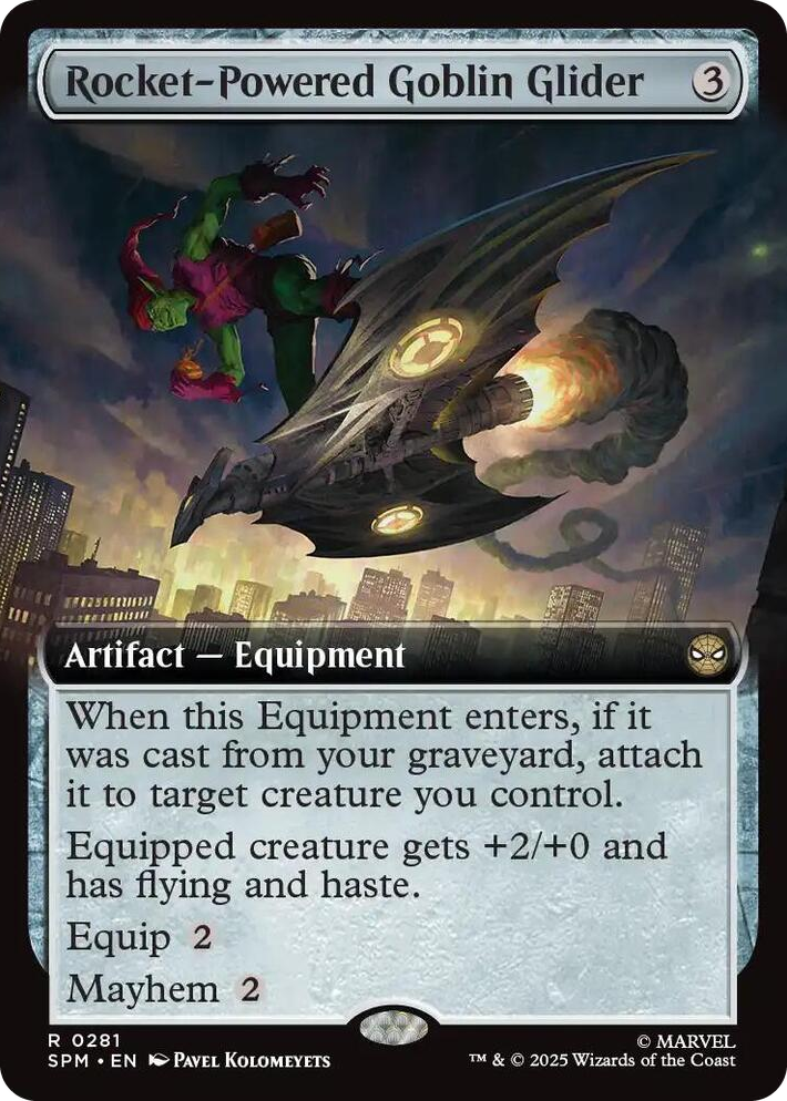 0281 Rocket-Powered Goblin Glider (Extended Art) R Marvel's Spider-Man