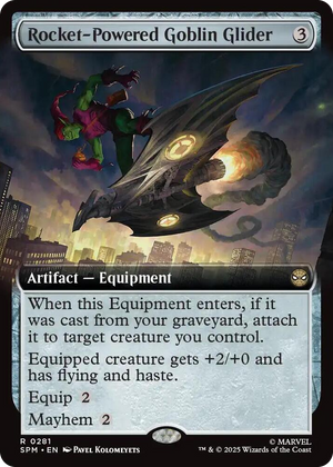 0281 Rocket-Powered Goblin Glider (Extended Art) R Marvel's Spider-Man