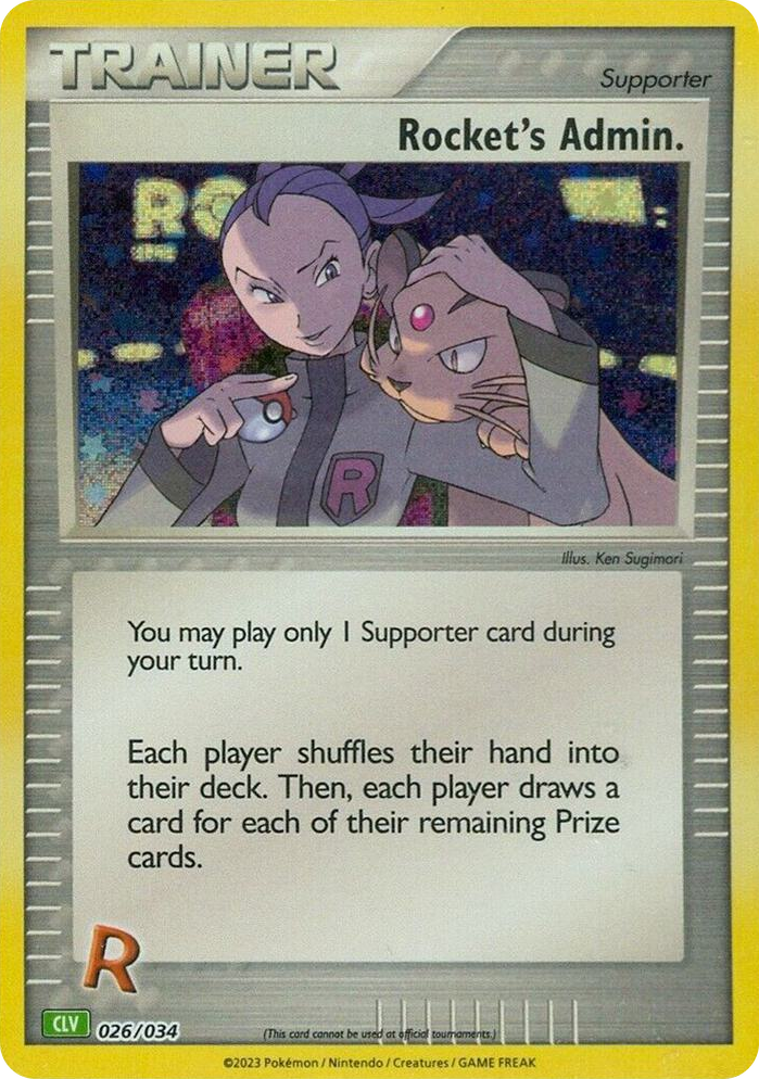 0026 Rocket's Admin. (CLV) Classic Collection Trading Card Game Classic