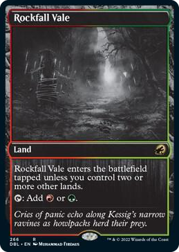 0266 Rockfall Vale R Innistrad: Double Feature